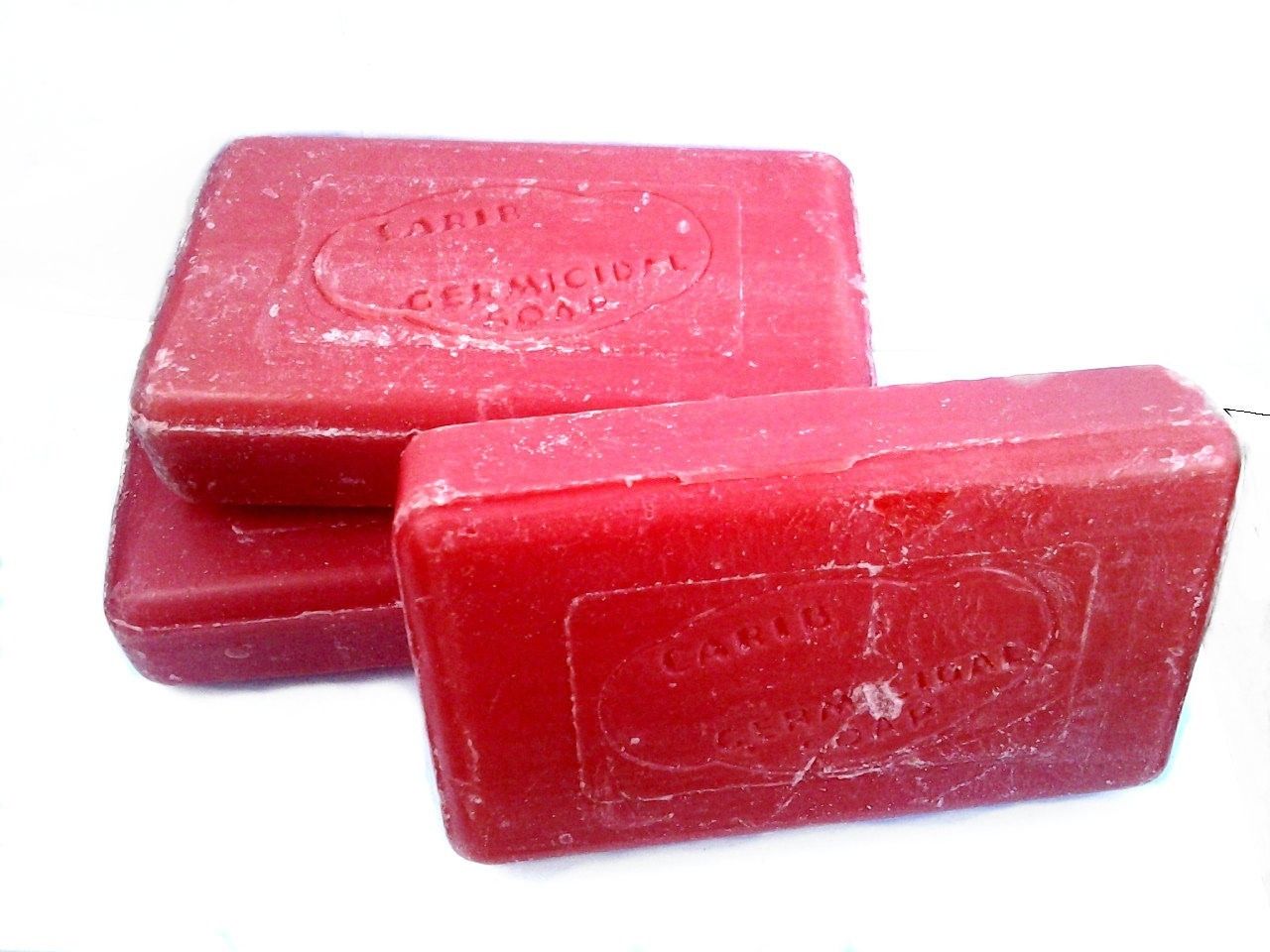 6 X Carib Carbolic Germicidal Bath soap mild disinfectant Antibacterial 6 Bars